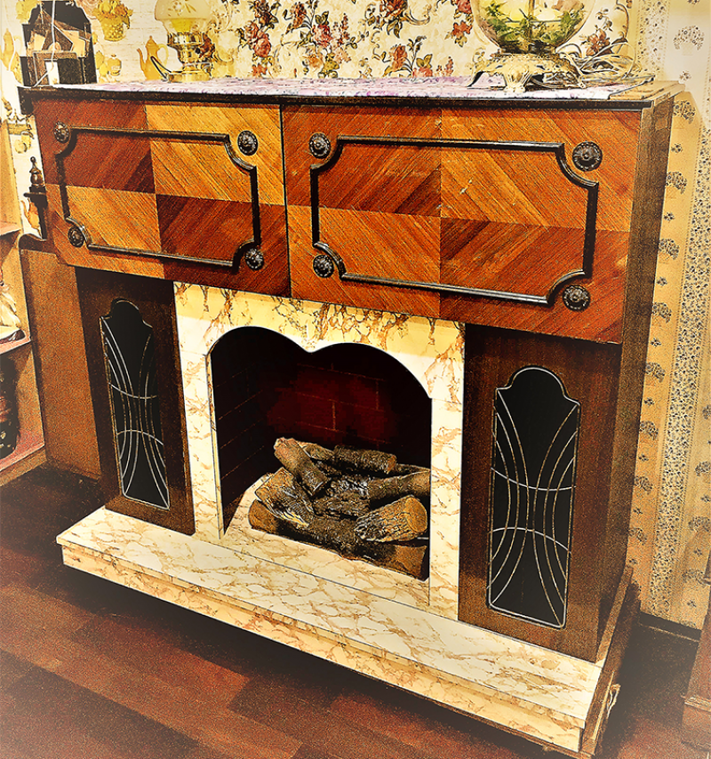 暖炉　Fireplace